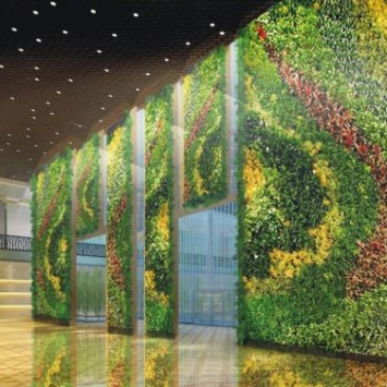 成都背景墙绿化制作公司推荐？成都植物墙厂家推荐？植物墙绿色生态和装饰艺术的完美结合