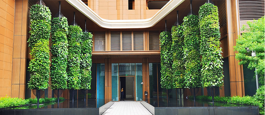 成都植物墙设计制作哪家好？尚瑞景植物墙设计制作垂直绿化设计施工，售后有保障